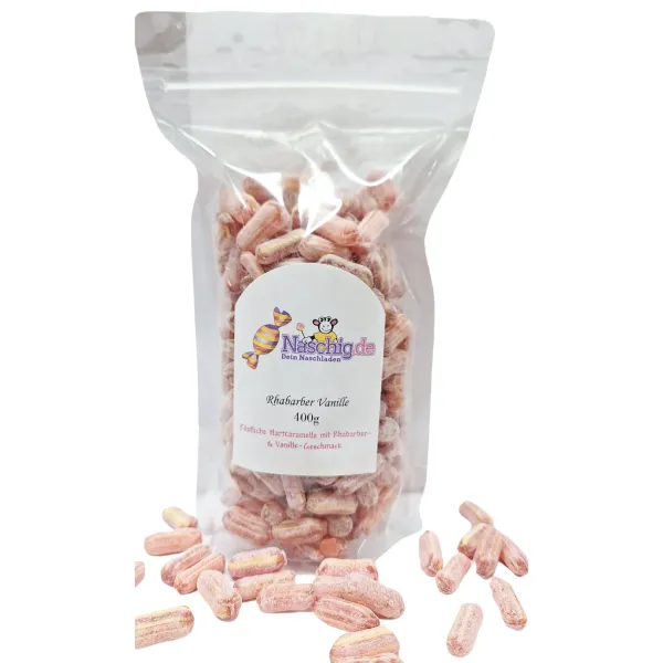 Naschig Rhabarber & Vanille 400g Naschig Rhabarber & Vanille 400g